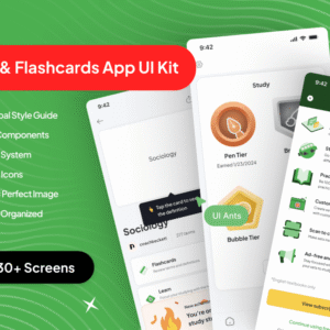 Brain Buzz - Quiz & Flashcards App UI Kit
