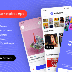 NFT Gallery - NFT Marketplace App UI Kit