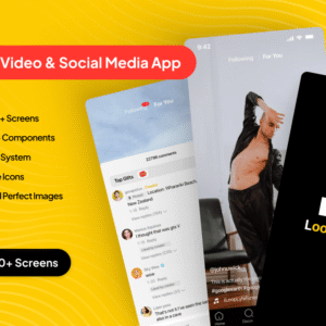 Looplyfe - Short Video & Social Media App UI Kit