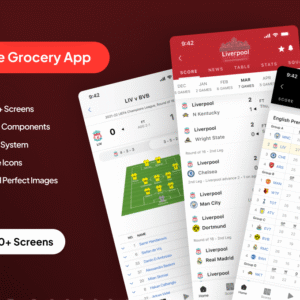 Sportly - Sports Score & News App | 160+ Screens | Figma