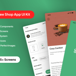 Siply - Coffee Shop App UI Kit