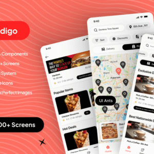 Foodigo - Food Ordering & Delivery App UI Kit