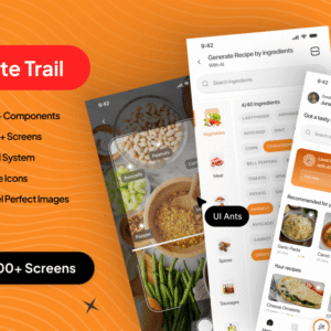 Taste Trail - AI Recipe Maker App UI Kit