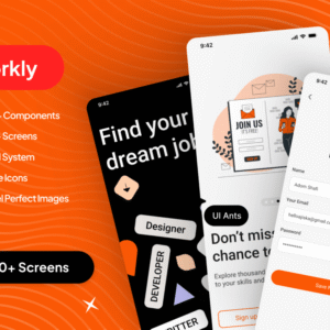 Workly - Job Search & Application App UI Kit