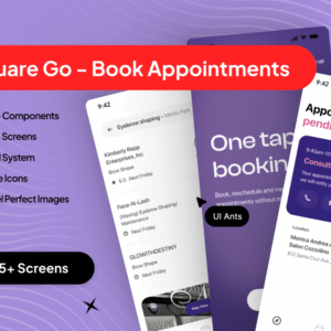 Square Go Book Appointments Mobile App Ui