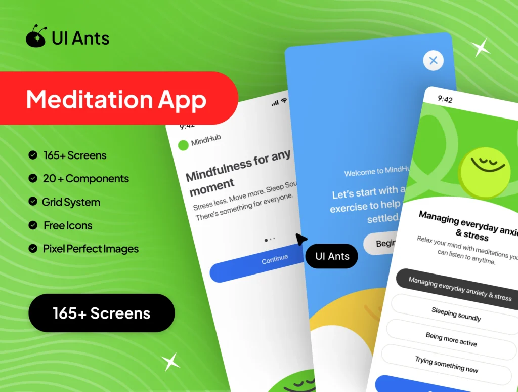 MindHub - Meditation and Sleeping App - uiants.co