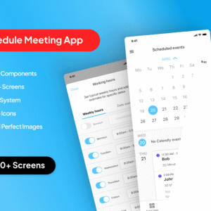 Calenderfiy - Meeting Management App UI Kit